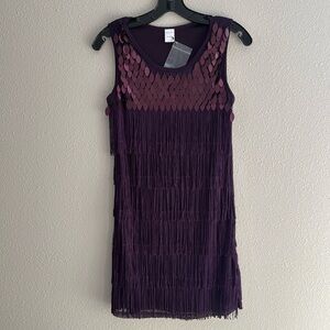 Anna-Kaci Cocktail Sequin Dress - size Petite Small